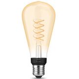 Philips - Hue Filament Edison Lamp ST72 - Zachtwit Licht - E27 - 1-Pack