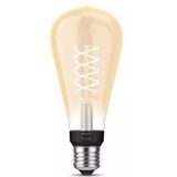 Philips - Hue Filament Edison Lamp ST72 - Zachtwit Licht - E27 - 1-Pack