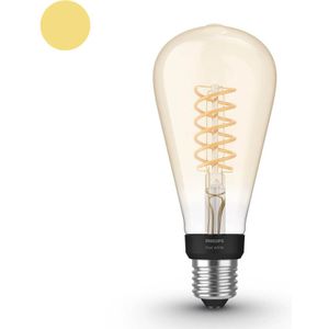 Philips Hue Slimme Ledfilamentlamp Edison St72 E27 7w | Slimme verlichting