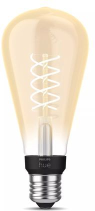 Philips - Hue Filament Edison Lamp ST72 - Zachtwit Licht - E27 - 1-Pack