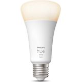 Philips - Hue Slimme Verlichting - Lichtbron E27 - Zachtwit Licht - 15,5W - Bluetooth - 1 Stuk