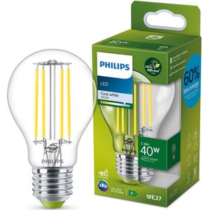 Philips LED Filament lamp - 2,3W - E27 - koel wit licht