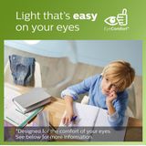 Philips LED lamp Transparant - 60 W - E27 - warmwit licht