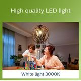 Philips LED lamp Transparant - 60 W - E27 - warmwit licht