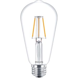 Philips Corepro LEDbulb E27 Edison Filament Helder 4W (40W) 470lm - 827 Zeer Warm Wit