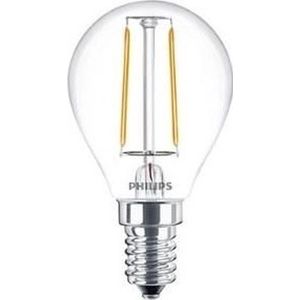 Philips - Corepro LEDluster E14 Filament - Helderglas - 2W - 250lm - 827 Zeer Warm Wit