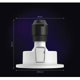 Philips Hue Xamento inbouwspot - White and Colour Ambiance - GU10 - Zilver - IP44 - 1 spot - Bluetooth