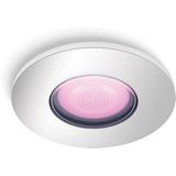 Philips Hue Xamento inbouwspot - White and Colour Ambiance - GU10 - Zilver - IP44 - 1 spot - Bluetooth