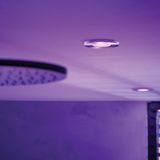 Philips Hue Xamento inbouwspot - White and Colour Ambiance - GU10 - Zilver - IP44 - 1 spot - Bluetooth