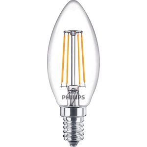 Philips - MASTER Value LEDcandle E14 Filament Helder 3.4W 470lm - 927 | Beste Kleurweergave - Dimbaar – Vervangt 40W