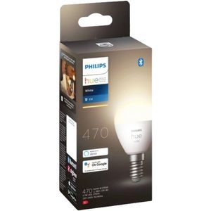 Philips Hue Slimme Lichtbron Luster E14 - warmwit licht - 5,7W - Bluetooth