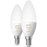 Philips Hue - Kaarslamp - 2-pack - E14 - Slimme Verlichting