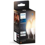 Philips Hue - Kaarslamp - 2-pack - E14 - Slimme Verlichting
