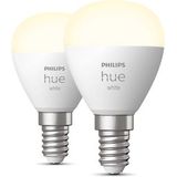 Philips - Kogellamp - E14 - Zachtwit Licht - 5,7W - Duopack - 2 Stuks
