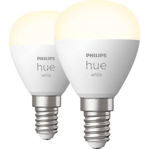 Philips Hue Kogellamp White E14 Duo pack