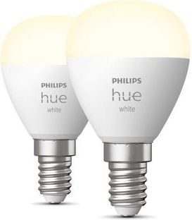Philips - Kogellamp - E14 - Zachtwit Licht - 5,7W - Duopack - 2 Stuks
