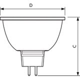 Philips 35873700 LED-lamp Wit 3000 K 7,5 W GU5.3