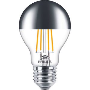 Philips MASTER Value LED Lamp E27 Peer Spiegel 7.2W 650lm – 827 Zeer Warm Wit | Beste Kleurweergave - Dimbaar - Vervangt 60W