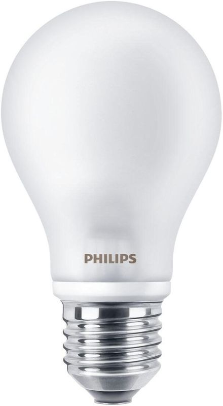 Philips CorePro - LED-Lampe - Form: A60 - matt Finish - E27 - 7 W - Warmweiß - 2700 K - Satin