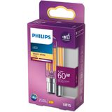 Philips - LED Classic 60W T20L B15 - Verlichting - Warm Wit - Helder