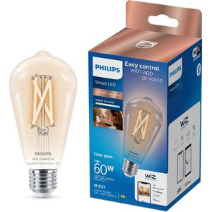 Philips Slimme Ledfilamentlamp St64 E27 7w | Slimme verlichting