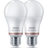 Philips Slimme Ledlamp A60 E27 8w 2 Stuks | Slimme verlichting