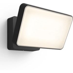 Philips Hue Outdoor Welcome Floodlight Schijnwerper - zachtwit licht - Zwart - 15W - IP44