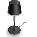 Philips Hue Go draagbare tafellamp wit en gekleurd licht zwart