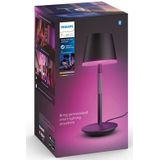 Philips Hue Go draagbare tafellamp wit en gekleurd licht zwart