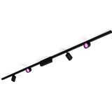 Philips Hue Perifo Railverlichting - Zwart - Inclusief 4 Spots - Slimme Verlichting