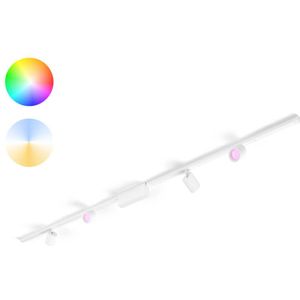 Philips Hue Perifo railverlichting plafond - wit en gekleurd licht - 4-spots - wit - basisset