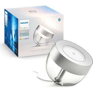 Philips Hue Iris Tafellamp White and Color Ambiance Gëintegreerd LED Zilver 8,1W Bluetooth Limited Edition