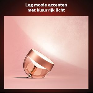 Philips - Hue Iris - Tafellamp - Goudkleurig - Draadloos