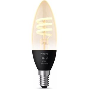 Philips - Hue Filamentkaars - Warm- tot Koelwit Licht - E14 - 1-Pack