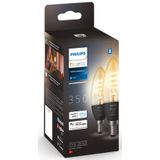 Philips - Hue Filamentkaars - Warm- tot Koelwit Licht - E14 - 2-Pack