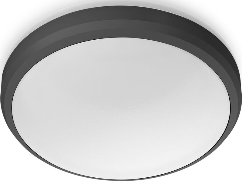 Philips - Doris - Plafondlamp - Zwart - IP54