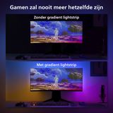 Philips - Hue Play Gradient Lightstrip - Starterkit - Wit En Gekleurd Licht