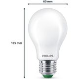 Philips Ultra Efficient LED lamp Mat - 60 W - E27 - Wit licht