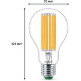 Philips Ultra Efficient LED Lamp Transparant - 100 W - E27 - Wit Licht