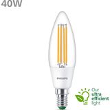 Philips - Led Filament Lamp - Helder Wit Licht - E14 - 2,3W - 485 Lumen