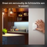 Philips - Hue Tap Dial Switch - Wit - Afstandsbediening voor Slimme Verlichting