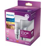 Philips - PAR Reflector Lamp - RVS - Warm Wit Licht - E27