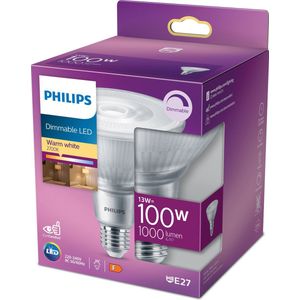 Philips LED lamp E27 | PAR38 Reflector | 2700K | 25° | Dimbaar | 13W (100W)