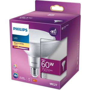 Philips LED lamp E27 | PAR 38 Reflector | 2700K | 9W (60W)