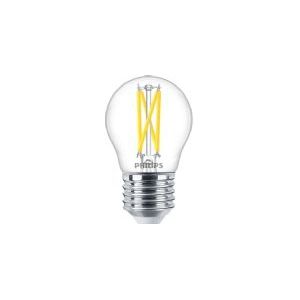 Philips MASTER LEDlustre E27 Kogel Filament Helder 2.5W 340lm - 922-927 Dim To Warm | Beste Kleurweergave - Dimbaar - Vervangt 25W