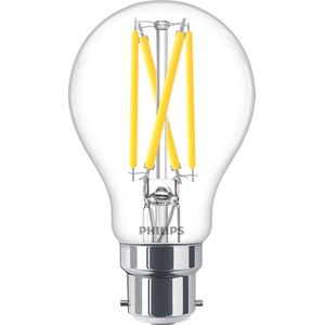 Philips filament LED lamp B22 9W/927-922 806lm Helder DimTone Cri90 A60