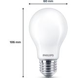 Philips - E27 LED Lamp - Warmwit Licht - Energiezuinig - 2 Stuks