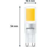 Philips G9 LED-capsule | 3.2W (40W) | warm wit | helder | 6 stuks