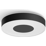 Philips Hue Xamento - Badkamerplafondlamp - Wit en Gekleurd Licht - Zwart - 38cm