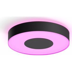 Philips Hue Xamento - Badkamerplafondlamp - Wit en Gekleurd Licht - Zwart - 38cm